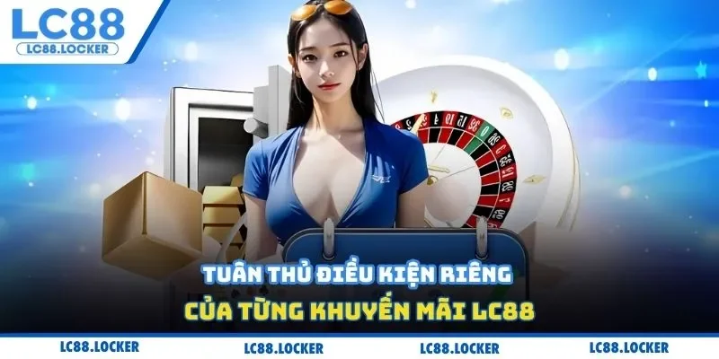 Tuân thủ điều kiện riêng của từng khuyến mãi LC88